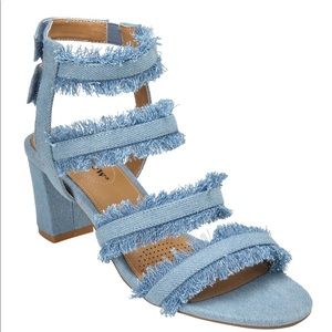 Comfort View Blue Denim Elita Sandals